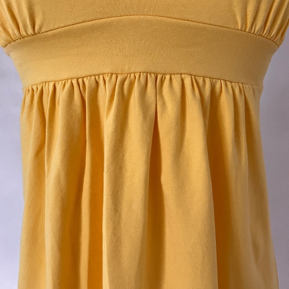 YELLOW HALTER-NECK DRESS - Picture 7 of 14